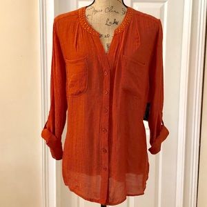 Kim Rogers utility blouse